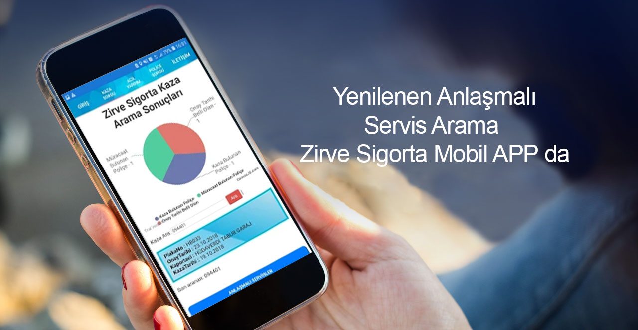Zirve Sigorta mobil uygulaması ekran görüntüsü