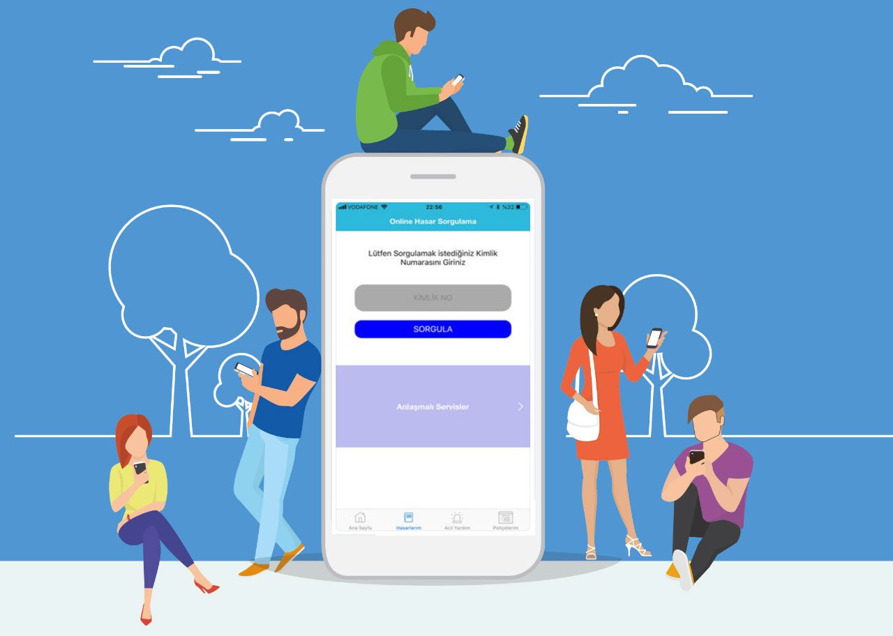 Zirve Sigorta mobil uygulama ekranı 2